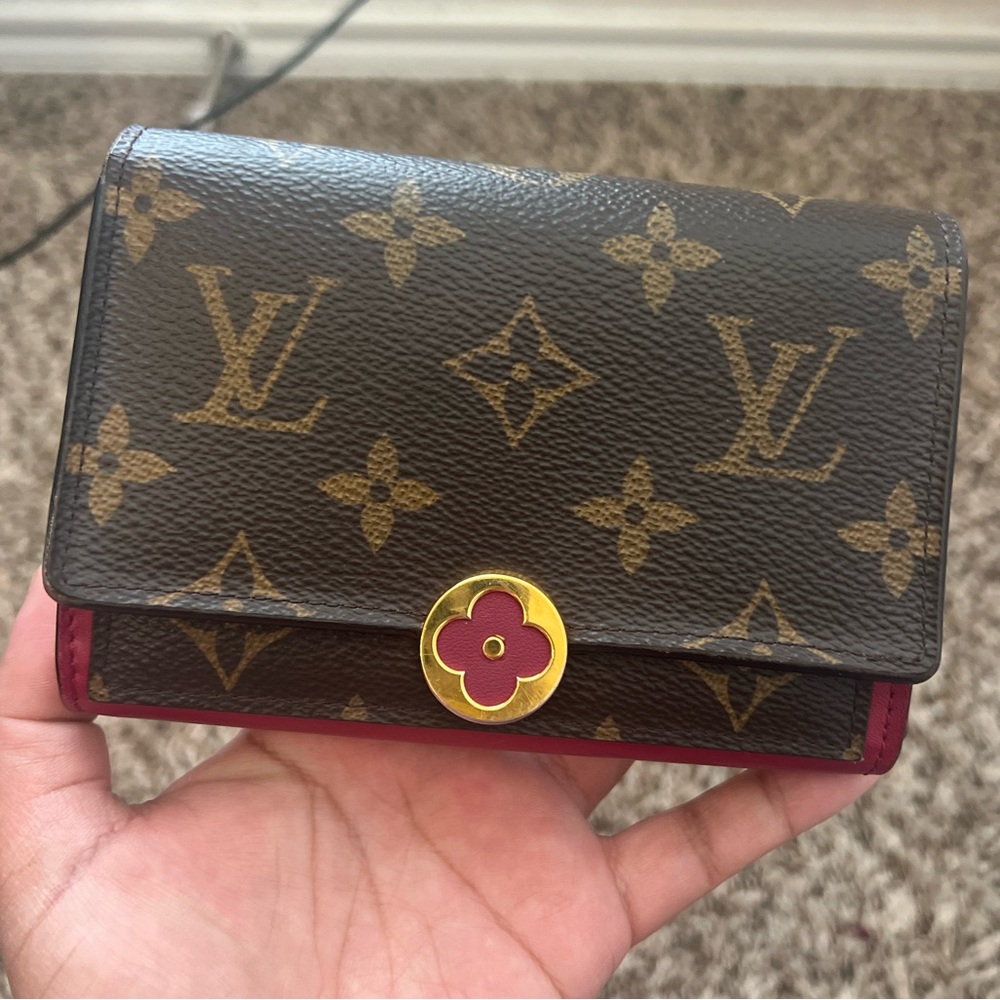 LV Monogram Floral Wallet